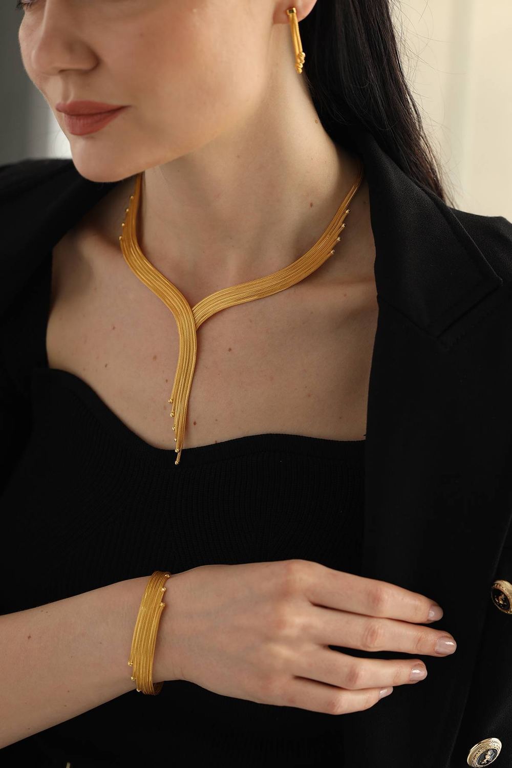 Altın Set Mesh Light