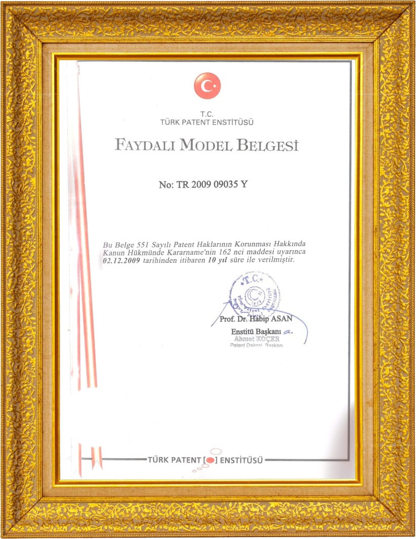 TPE Faydalı Model Belgesi