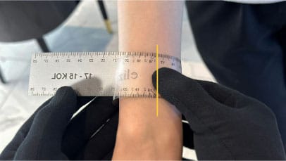 Elizi kişiye özel ölçü alma aparatı