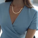 Altın Zincir Ezme 4mm Set 7