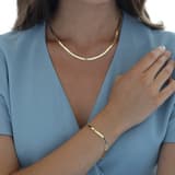 Altın Zincir Ezme 3mm Set 1