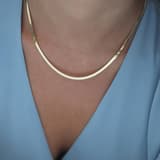 Altın Zincir Ezme 2mm Set 8