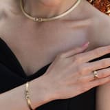 Trabzon Hasırı 3 Sıra Bilezik 3 Sıra Gerdanlık - Altın Set Choker Elegant 3