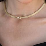 Trabzon Hasırı 3 Sıra Bilezik 3 Sıra Gerdanlık - Altın Set Choker Elegant 4