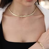 Trabzon Hasırı 3 Sıra Bilezik 3 Sıra Gerdanlık - Altın Set Choker 1