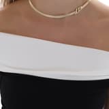 Trabzon Hasırı 3 Sıra Bileklik 3 Sıra Gerdanlık - Altın Set Choker Dalga 7
