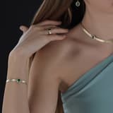 Trabzon Hasırı 3 Sıra Bilezik 3 Sıra Gerdanlık - Altın Set Akik Choker 1