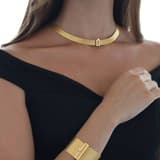 Trabzon Hasır Set 15 Sıra Bilezik 5 Sıra Gerdanlık - Altın Set Elegant 1