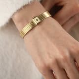 Elegant Diamond Altın Bileklik 5 Sıra Zümrüt 1