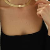 Pırlantalı Elegant Mimoza Altın Gerdanlık 5 Sıra 6