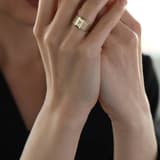 Pırlantalı Elegant Diamond Altın Yüzük 5 Sıra Saten 7