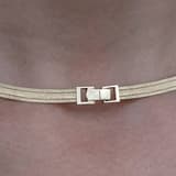 Trabzon Hasırı Altın Kolye - 3 Sıra Choker 3
