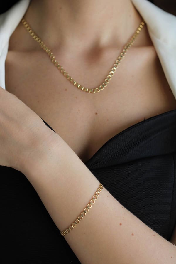 Altın Kolye Set