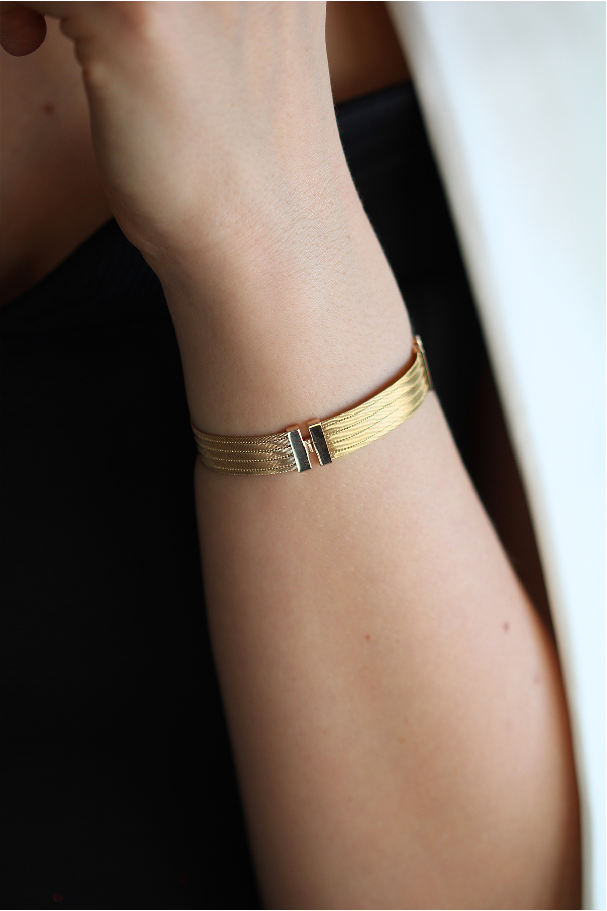 Altın Bileklik BLZ004 / Elizi Hasır