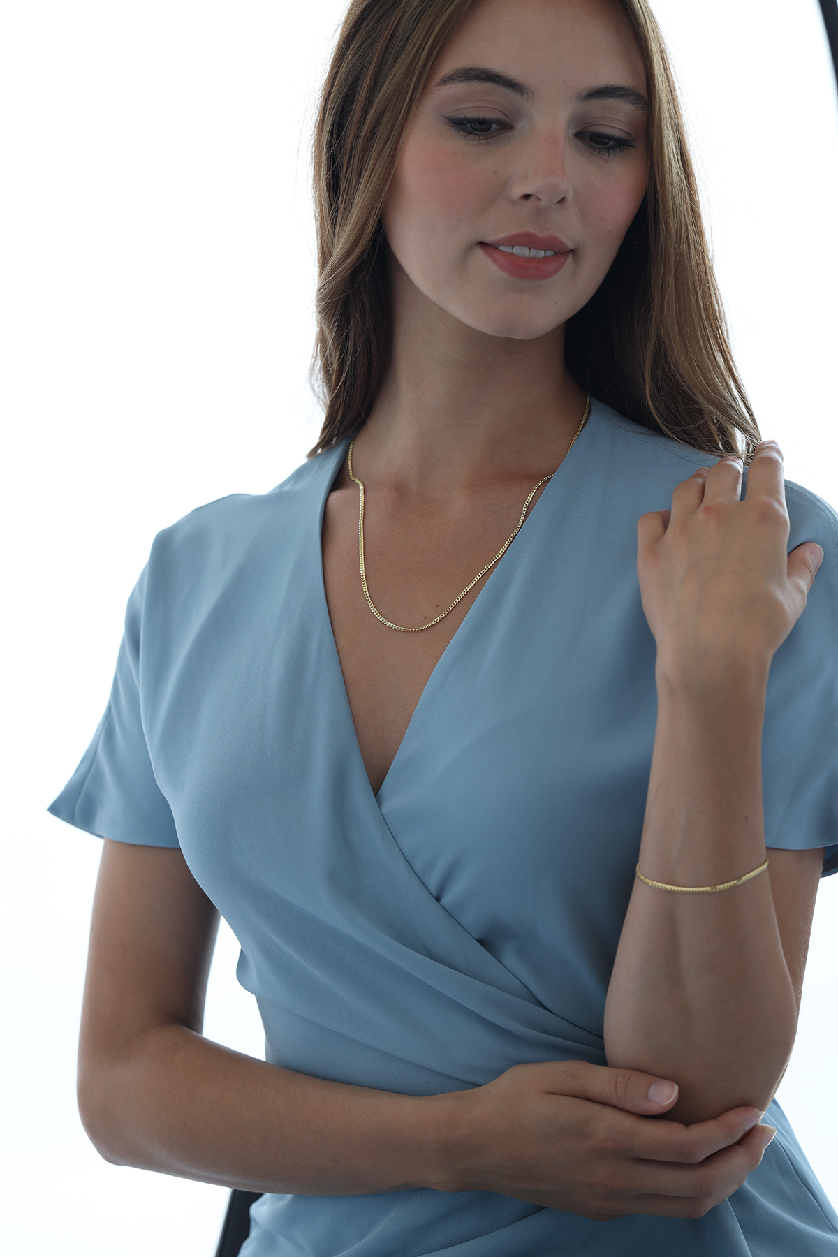 Altın Gurmet Zincir 2mm Set