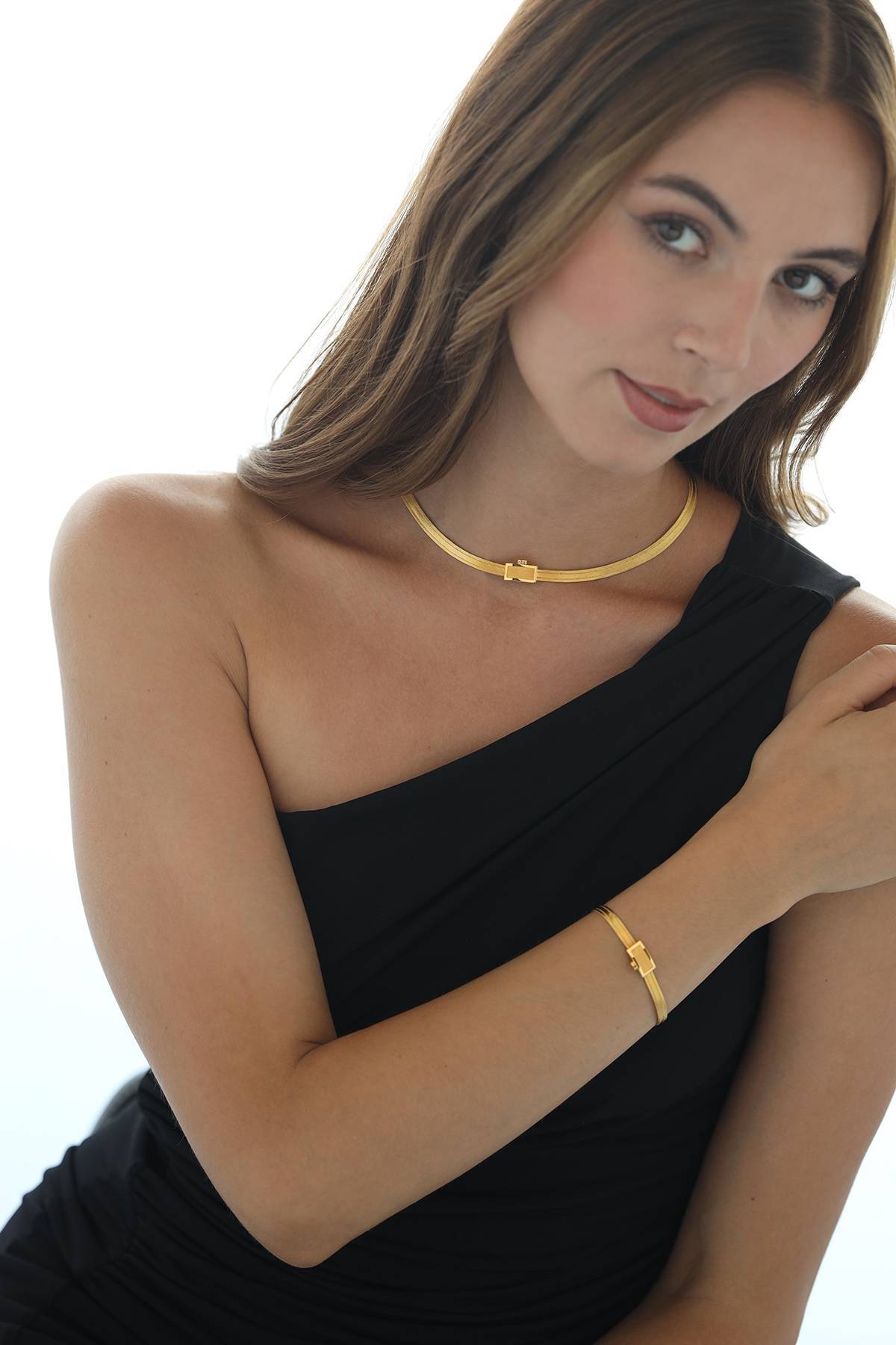 Altın Set 3 Sıra Trabzon Hasırı