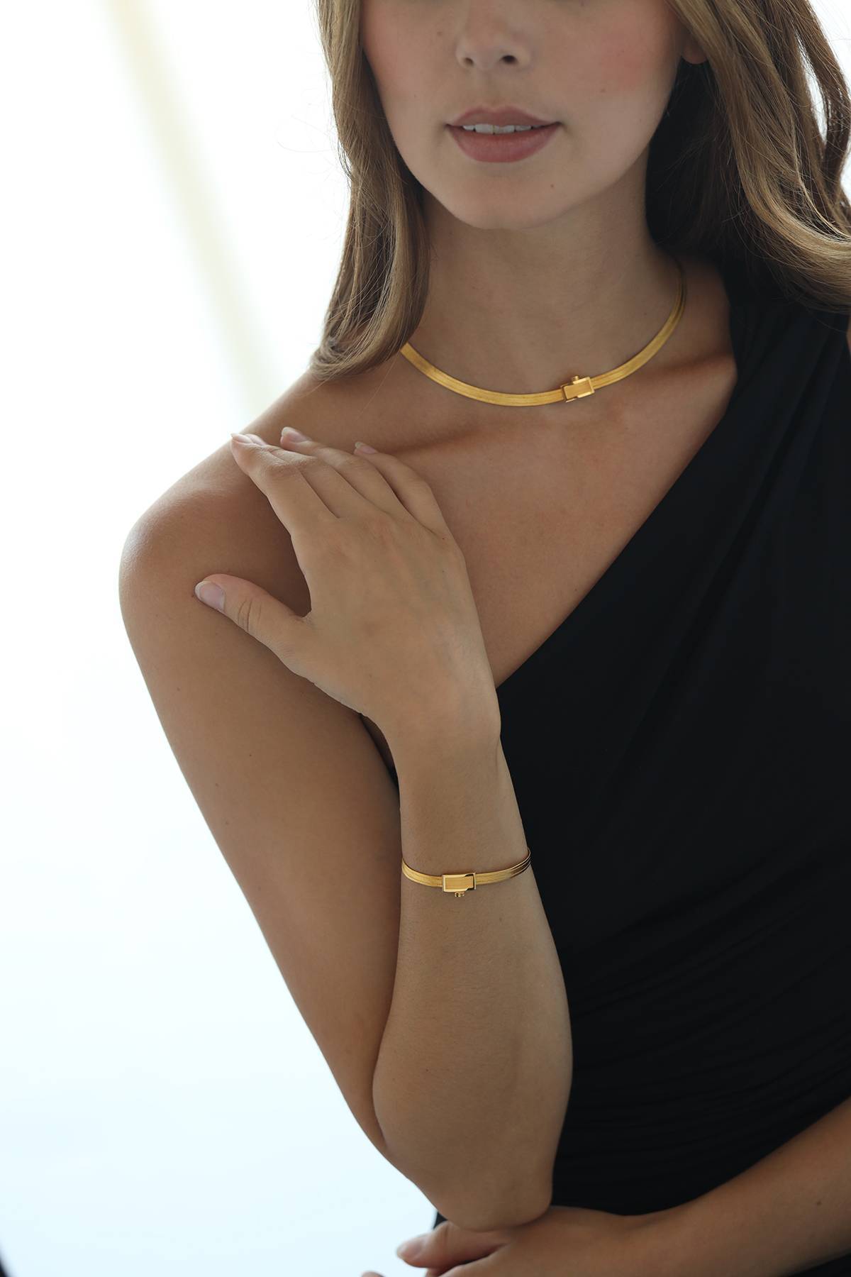 Altın Set 3 Sıra Trabzon Hasırı