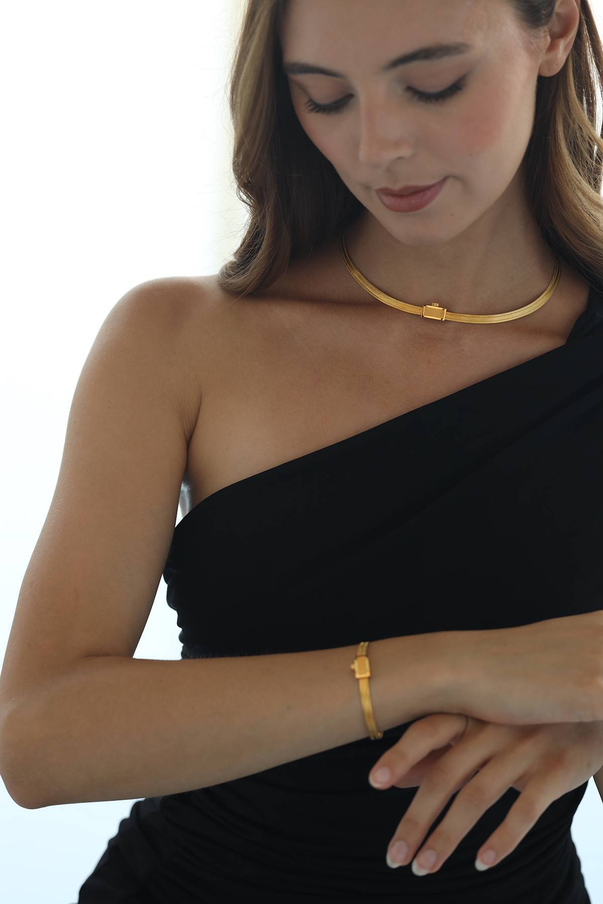 Altın Set 3 Sıra Trabzon Hasırı