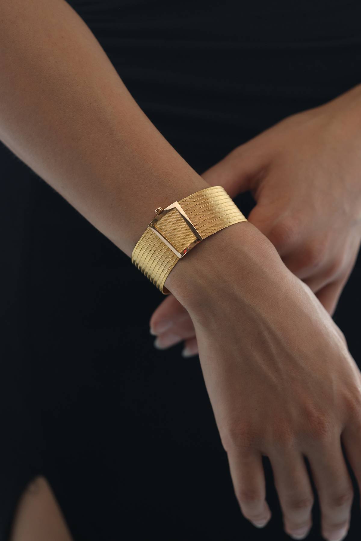 Trabzon Hasır Klasik Toka 3 Sıra Parçalı Set 11 Sıra Bilezik