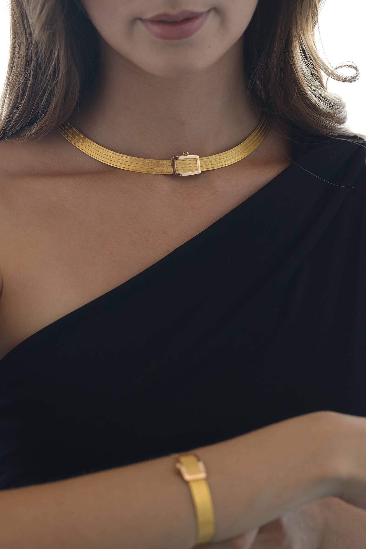 Trabzon Hasır Set 5 Sıra Bilezik 5 Sıra Gerdanlık