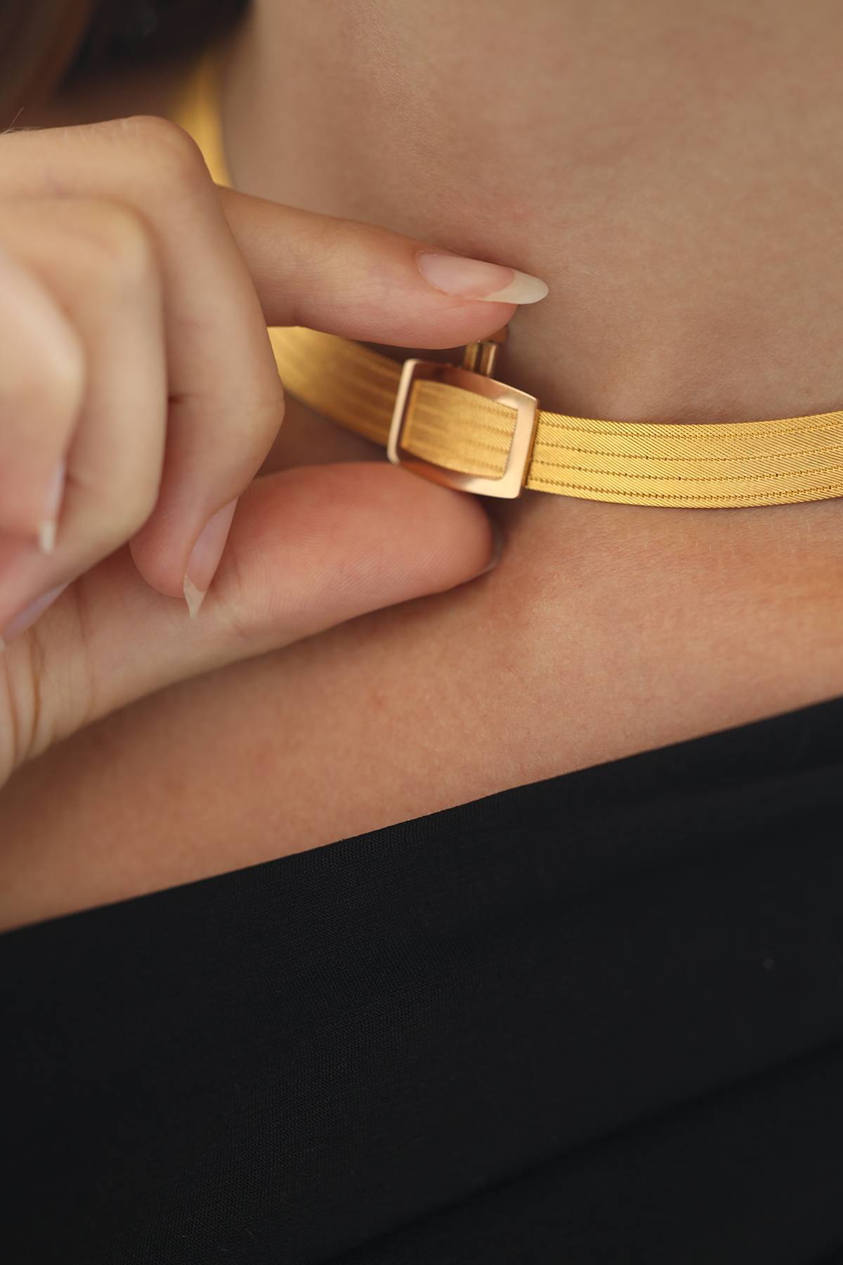 Trabzon Hasır Set 5 Sıra Bilezik 5 Sıra Gerdanlık