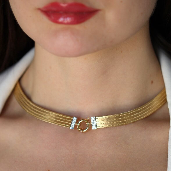 Altının Işıltısını Taşıyın: Choker Trendi