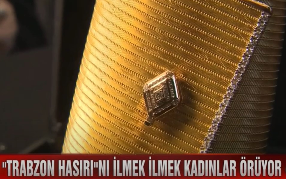 İlmek İlmek İşlenen Trabzon Hasırları Haberlerde